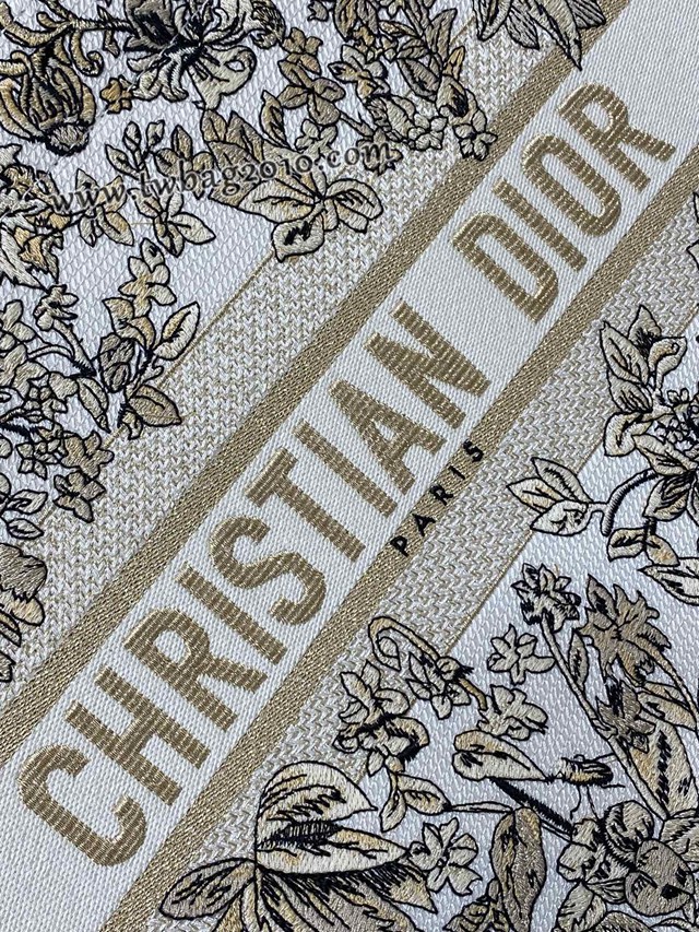 Dior专柜新款TOTE包迪奥高仿原单金色中号购物袋手提托特包 djfk1381